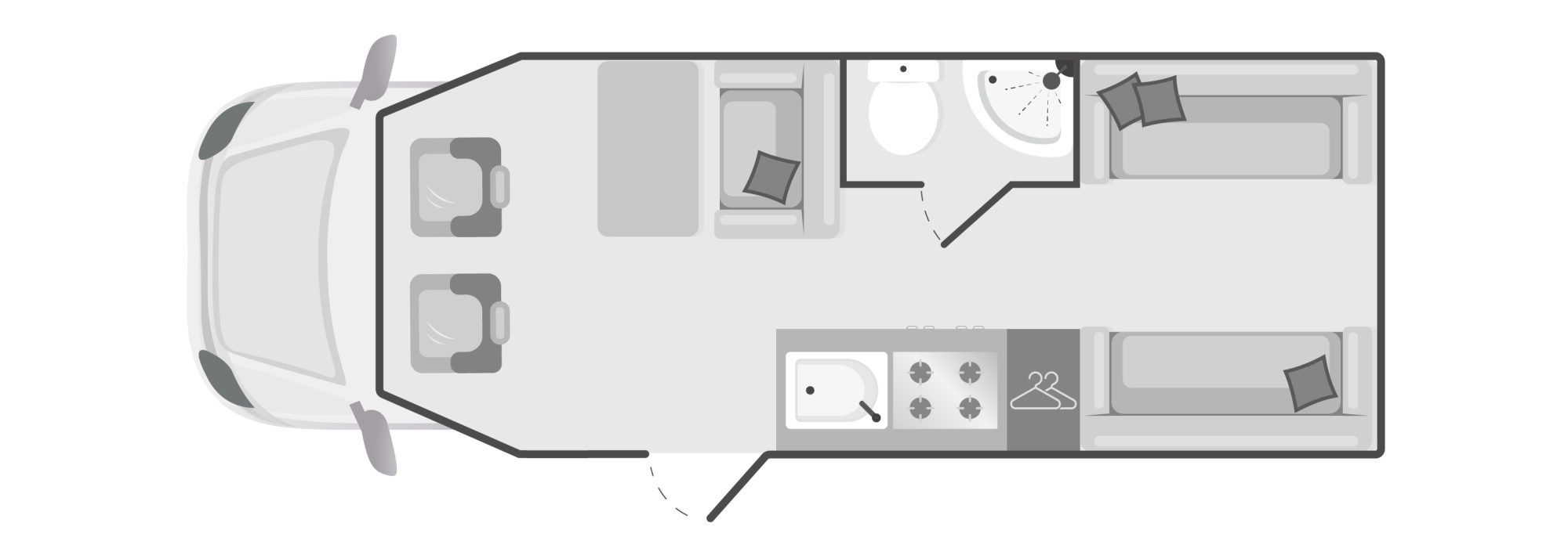 Caravan Floor Plan