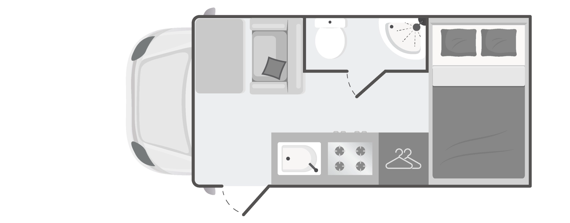 Caravan Floor Plan