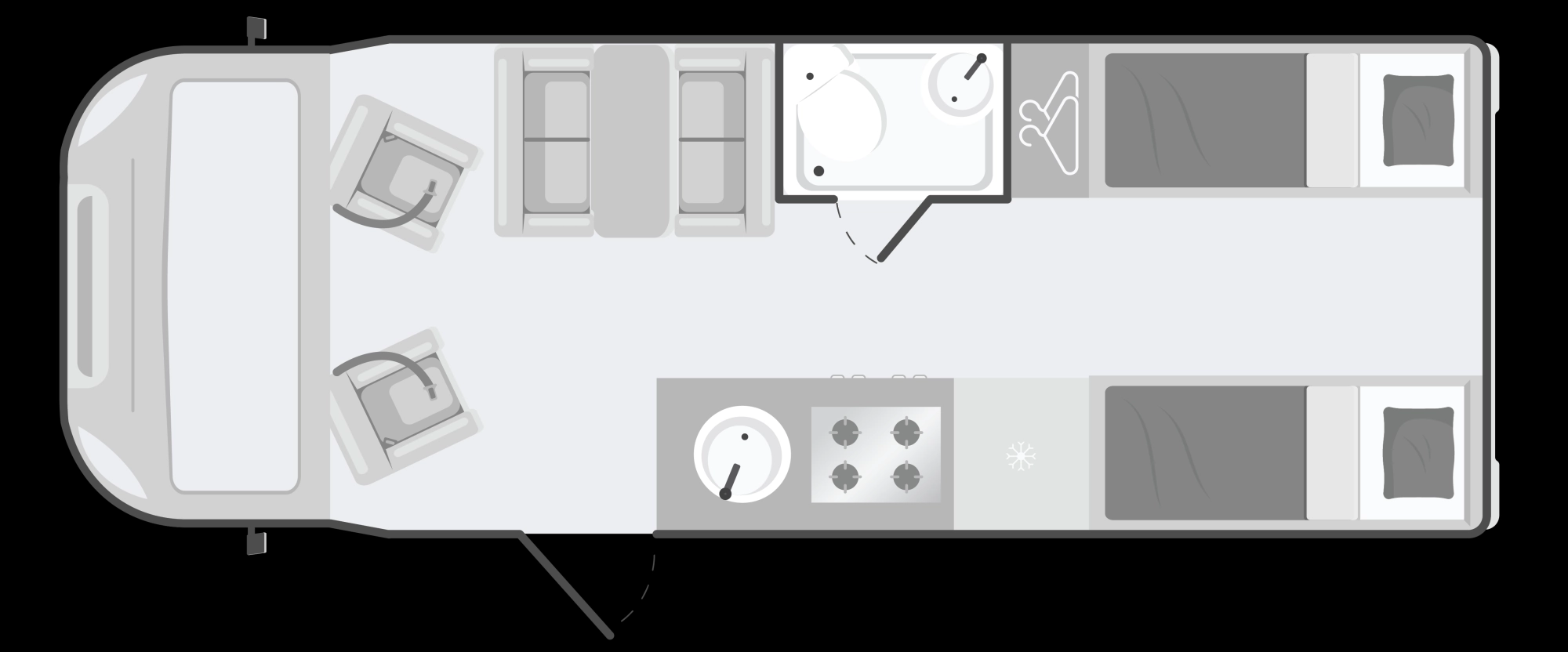 Caravan Floor Plan