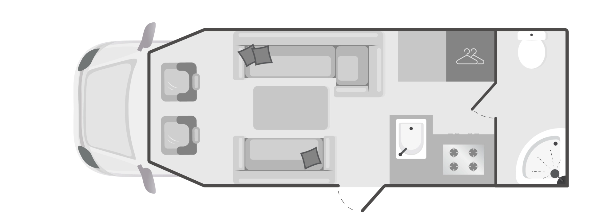 Caravan Floor Plan
