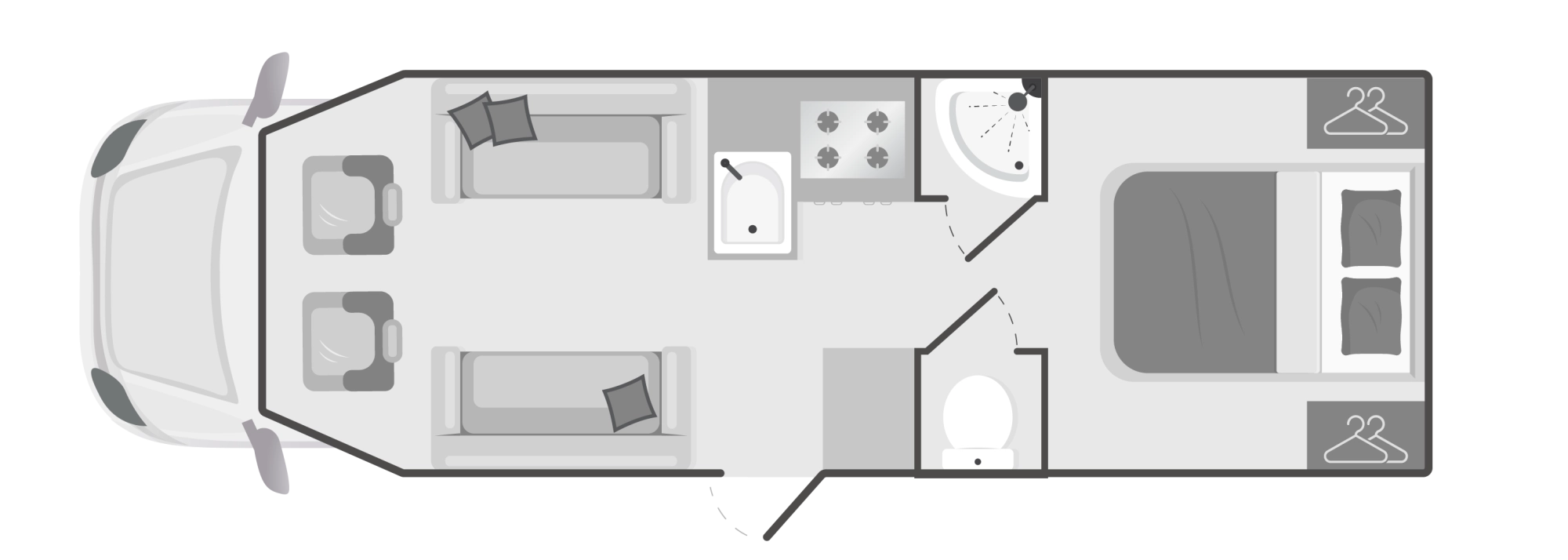 Caravan Floor Plan