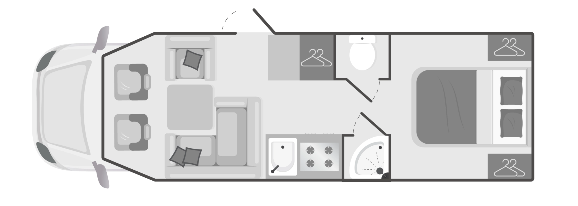 Caravan Floor Plan