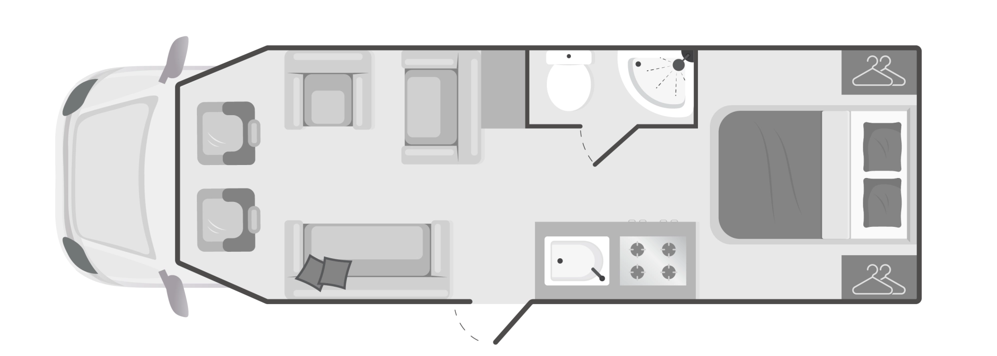 Caravan Floor Plan