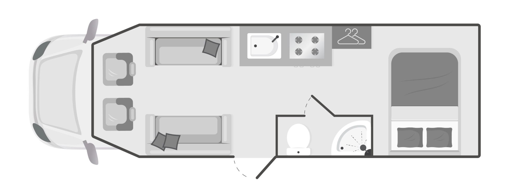 Caravan Floor Plan