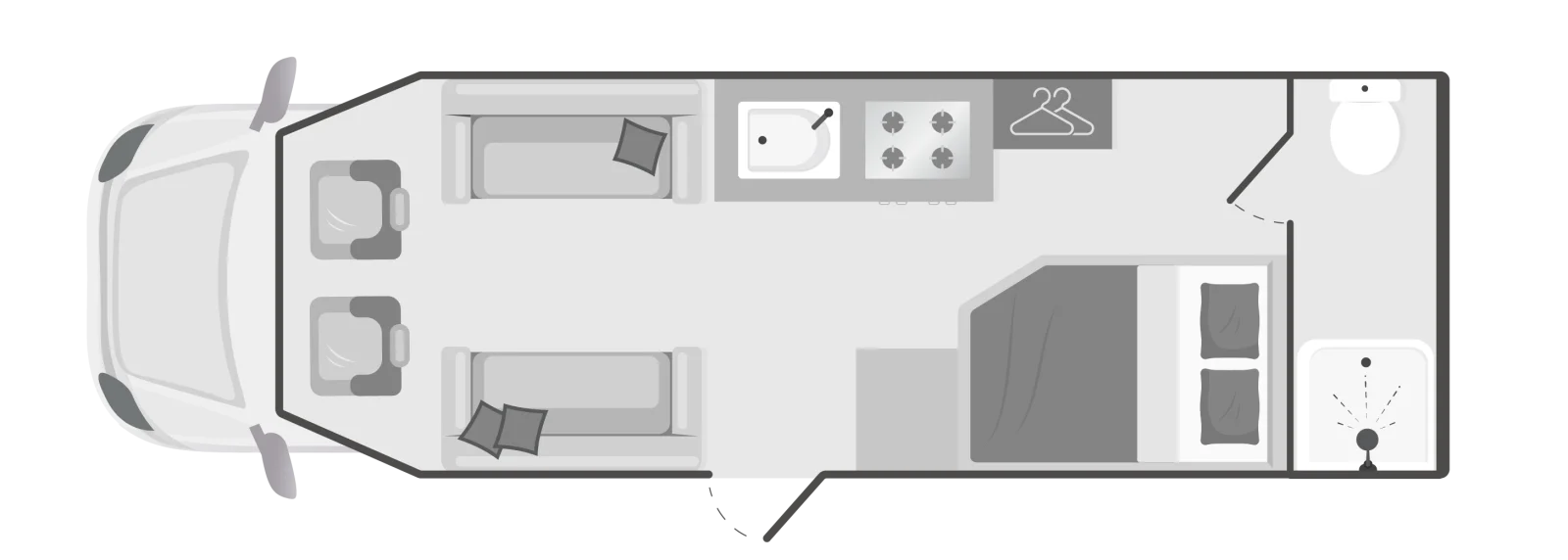 Caravan Floor Plan