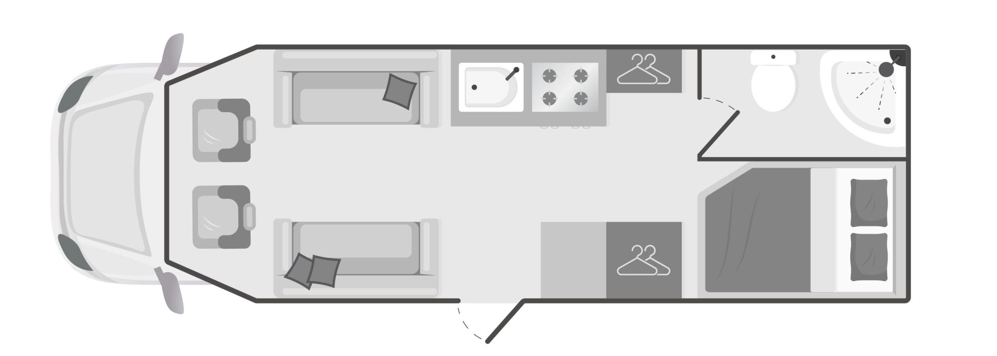 Caravan Floor Plan
