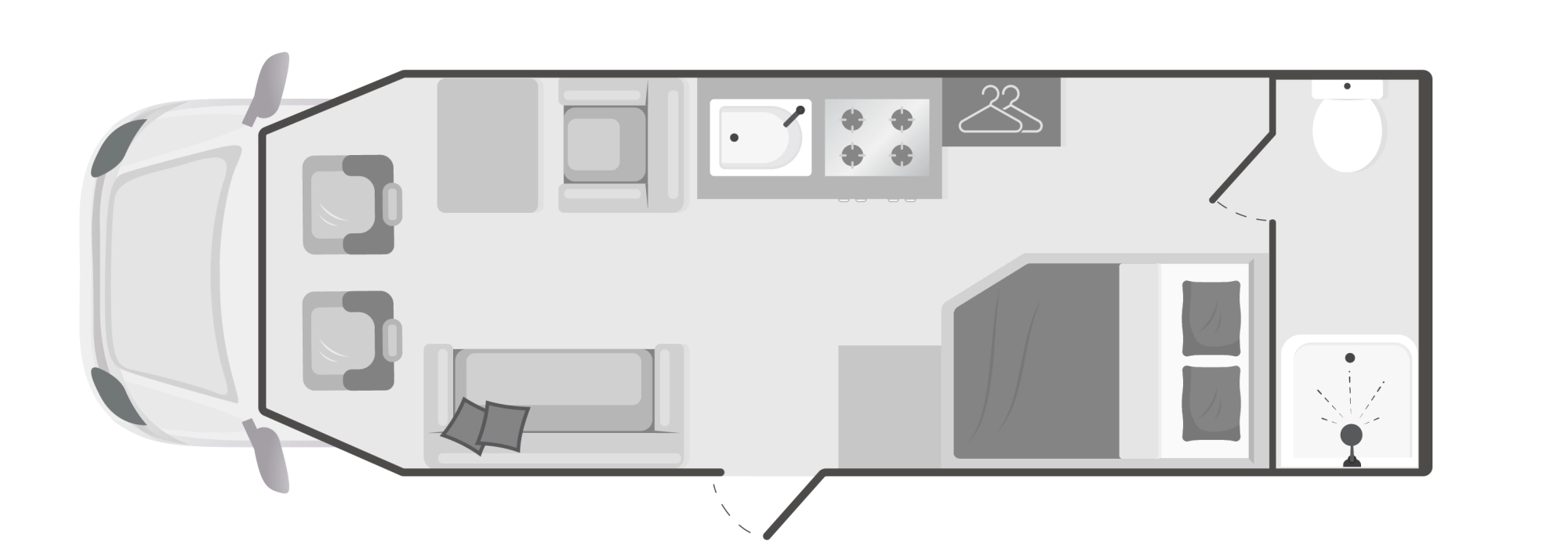 Caravan Floor Plan