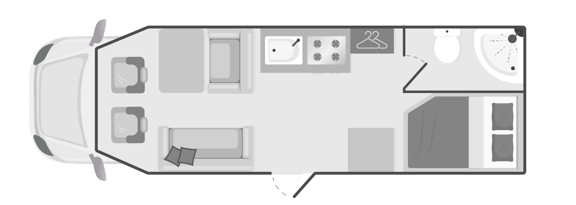 Caravan Floor Plan