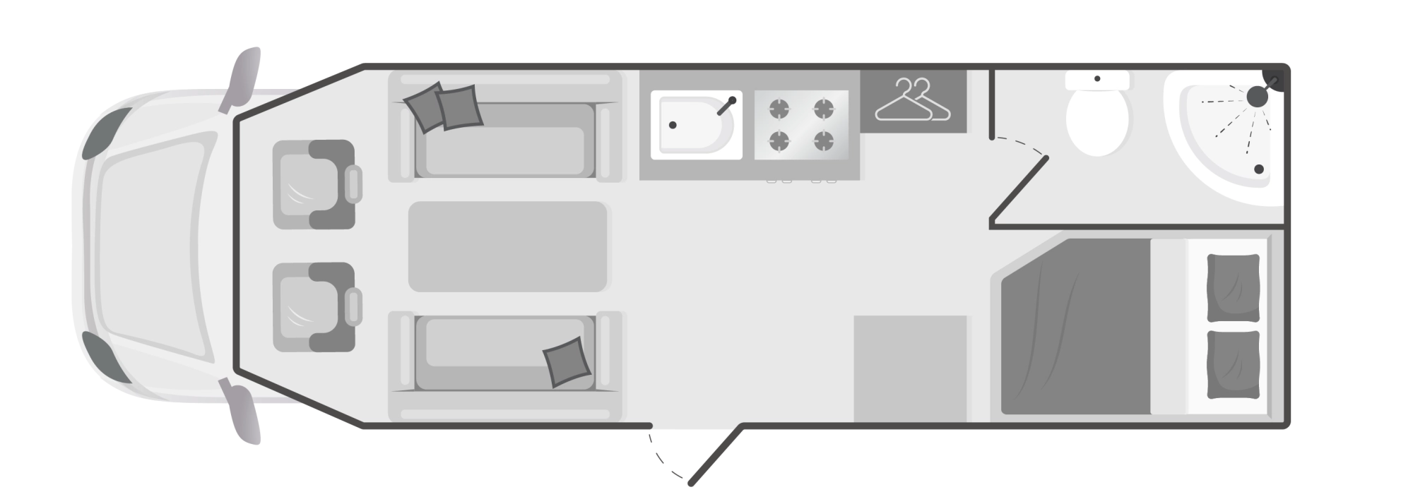 Caravan Floor Plan