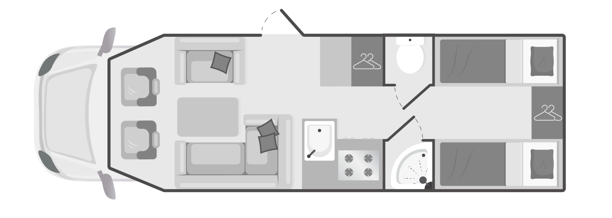 Caravan Floor Plan