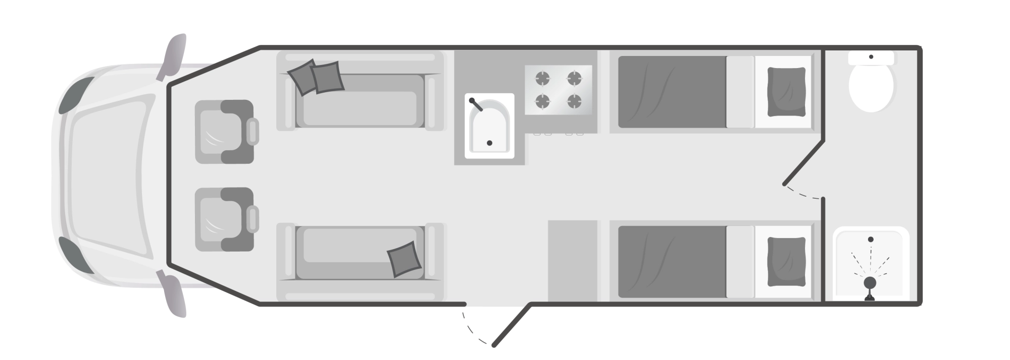 Caravan Floor Plan