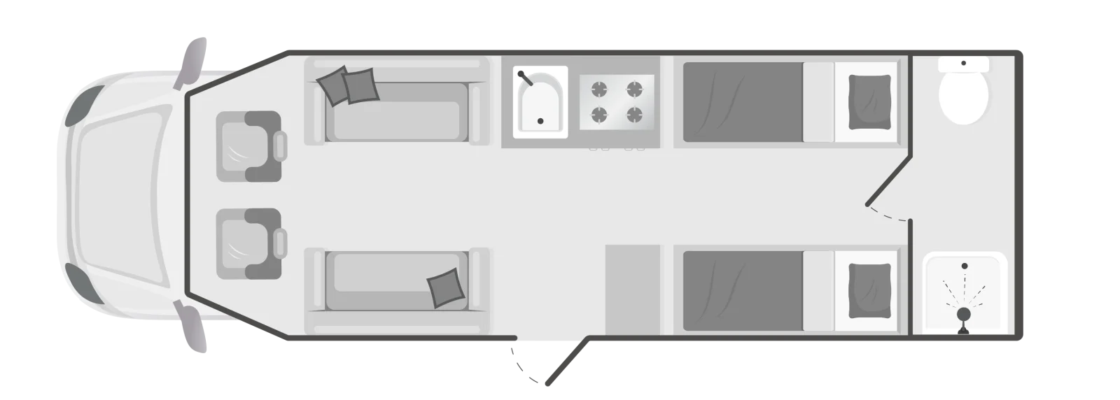Caravan Floor Plan