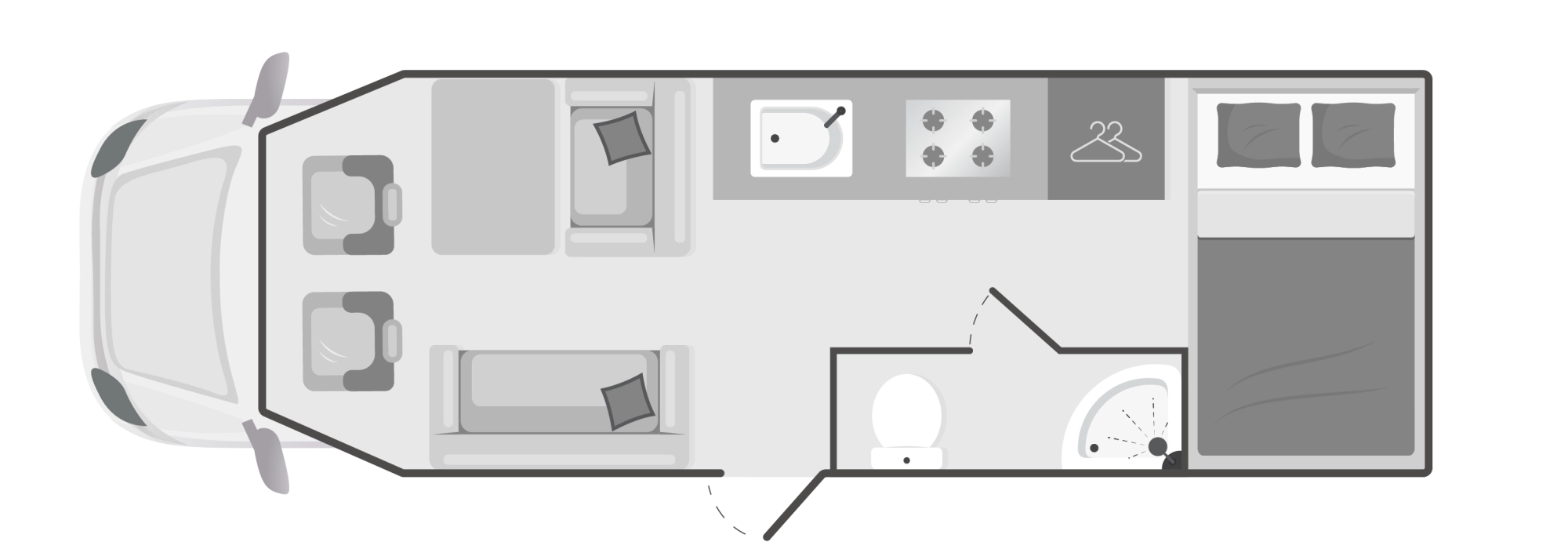 Caravan Floor Plan