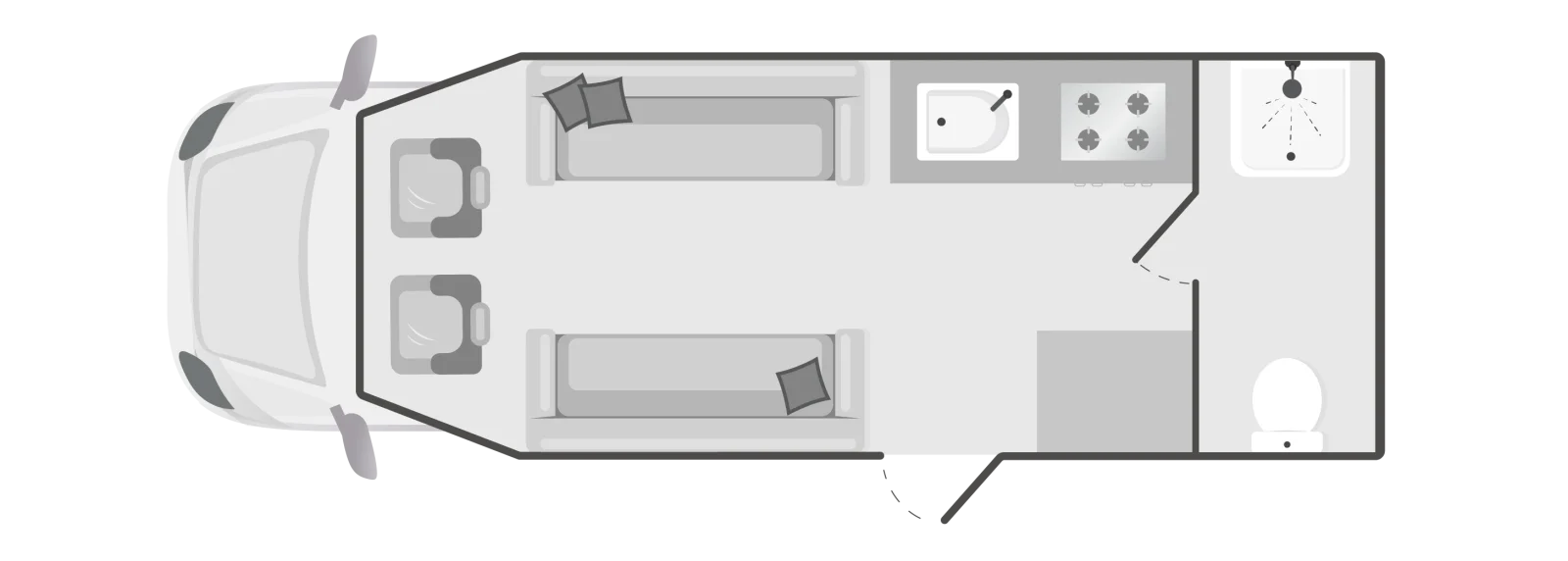 Caravan Floor Plan