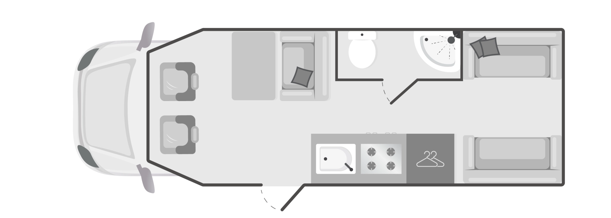 Caravan Floor Plan