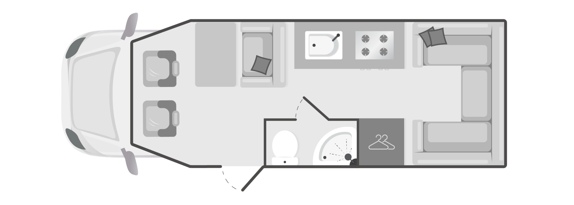 Caravan Floor Plan