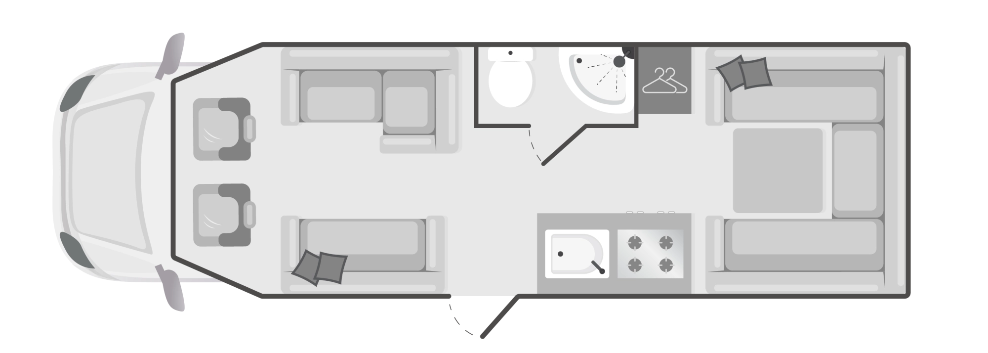 Caravan Floor Plan