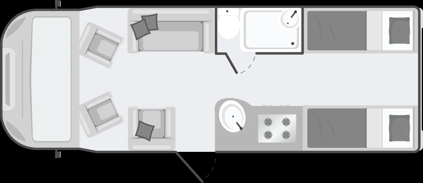 Caravan Floor Plan