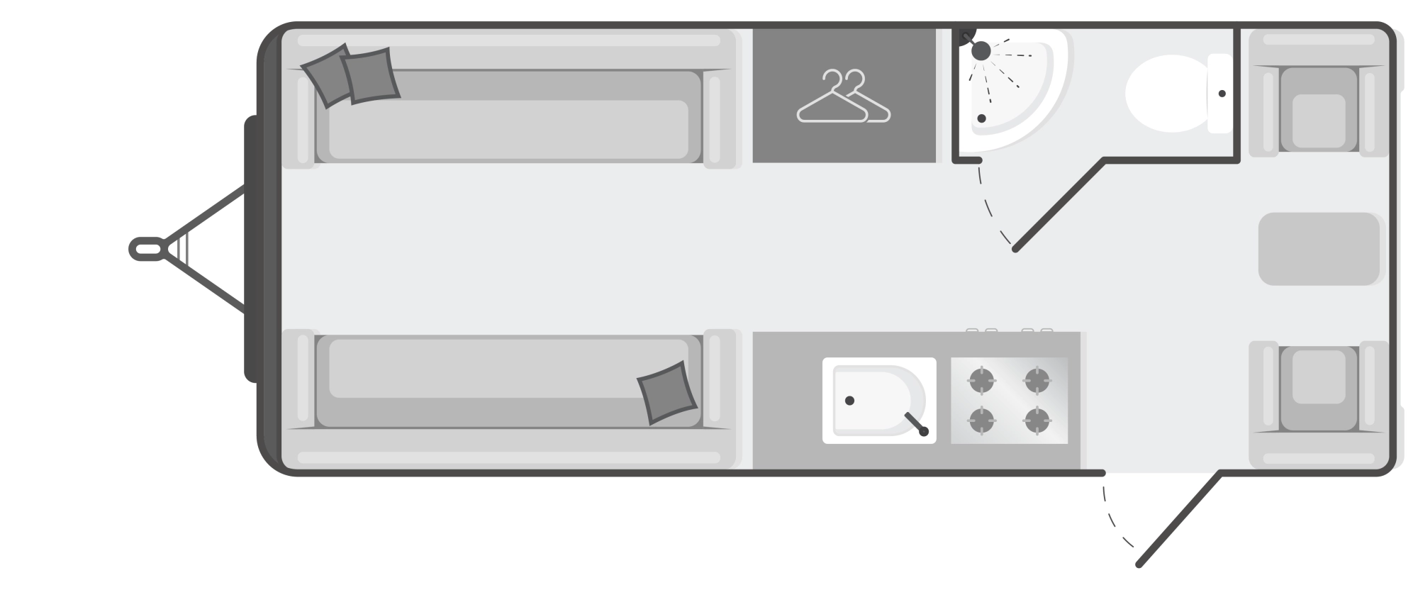 Caravan Floor Plan