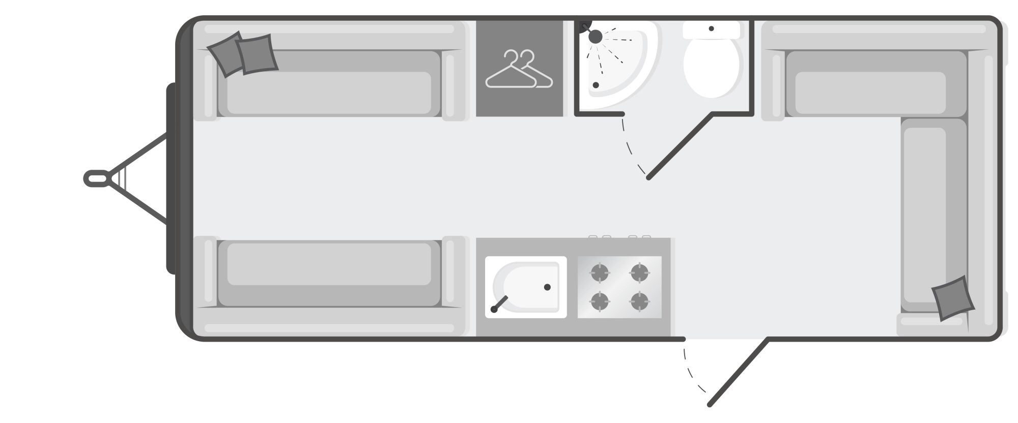Caravan Floor Plan