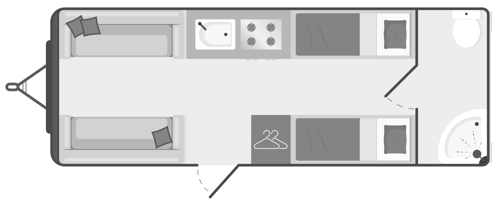Caravan Floor Plan