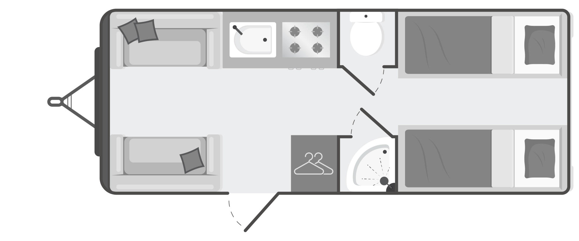 Caravan Floor Plan