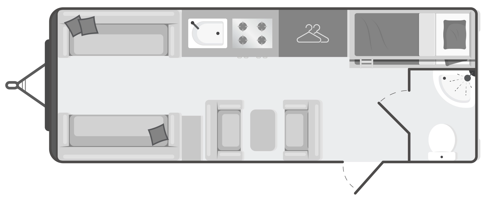 Caravan Floor Plan