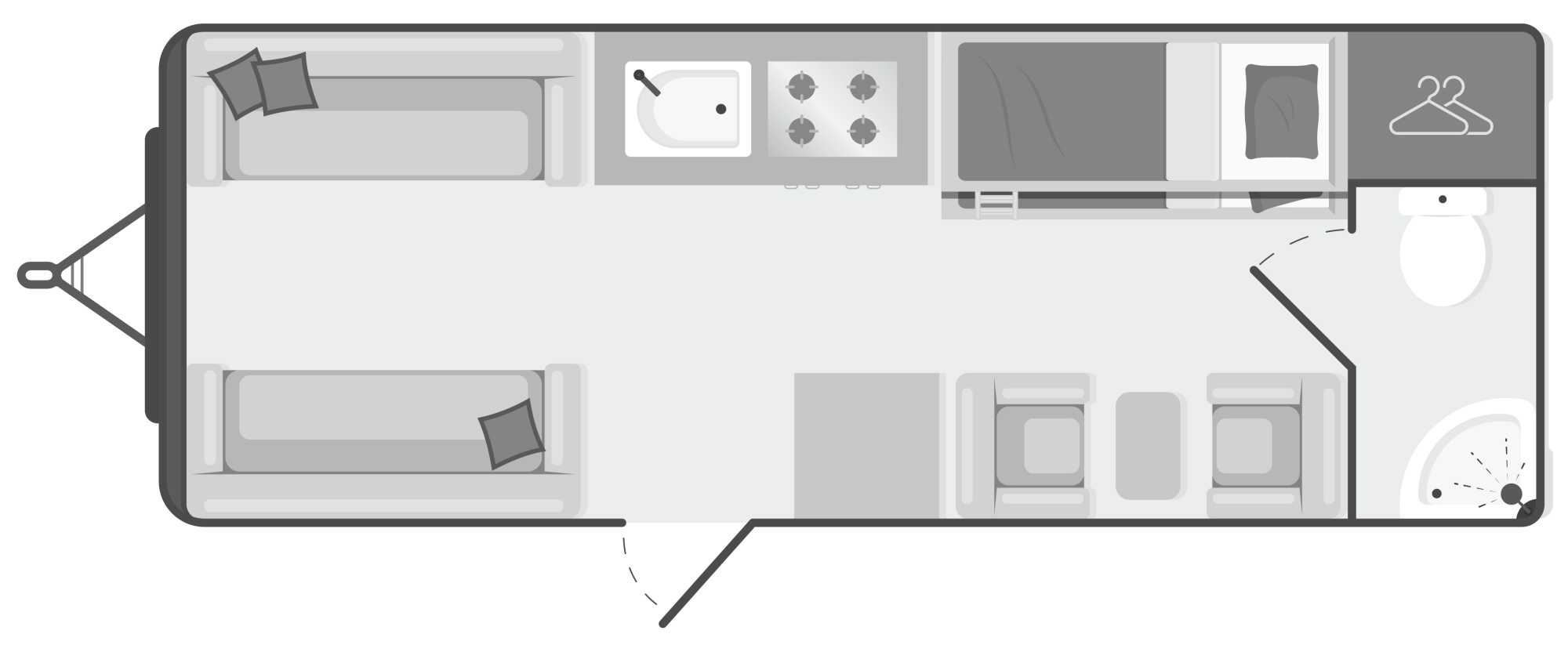 Caravan Floor Plan