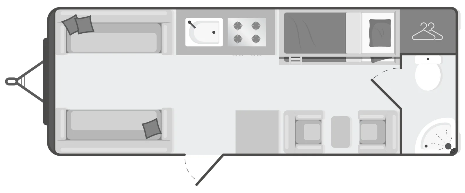Caravan Floor Plan