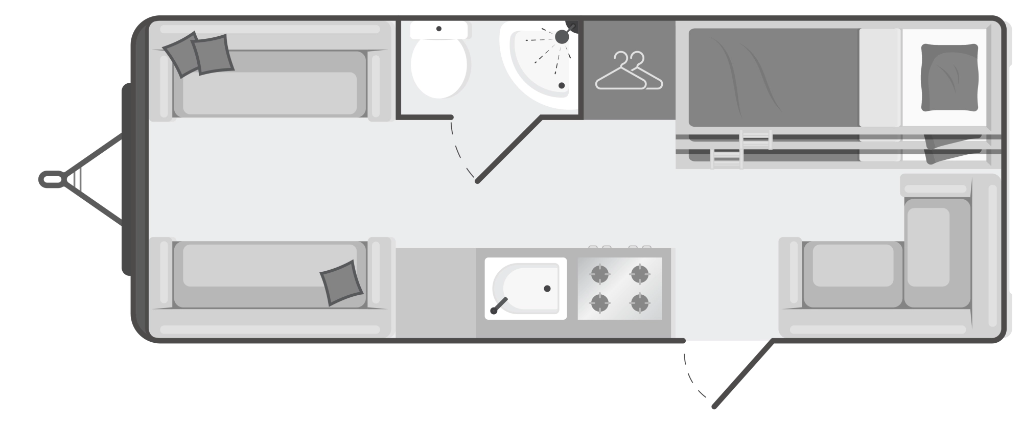 Caravan Floor Plan