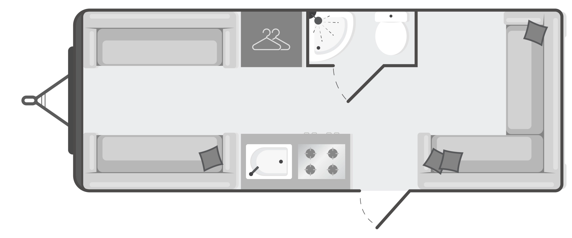Caravan Floor Plan