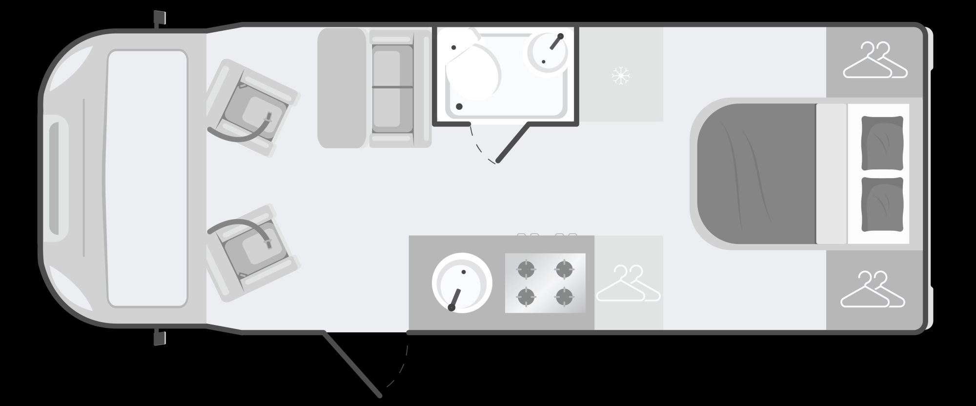 Caravan Floor Plan