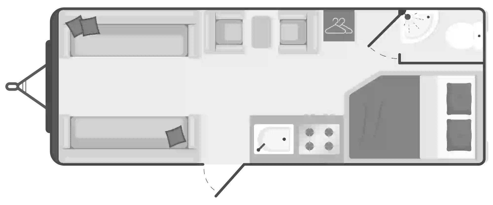 Caravan Floor Plan
