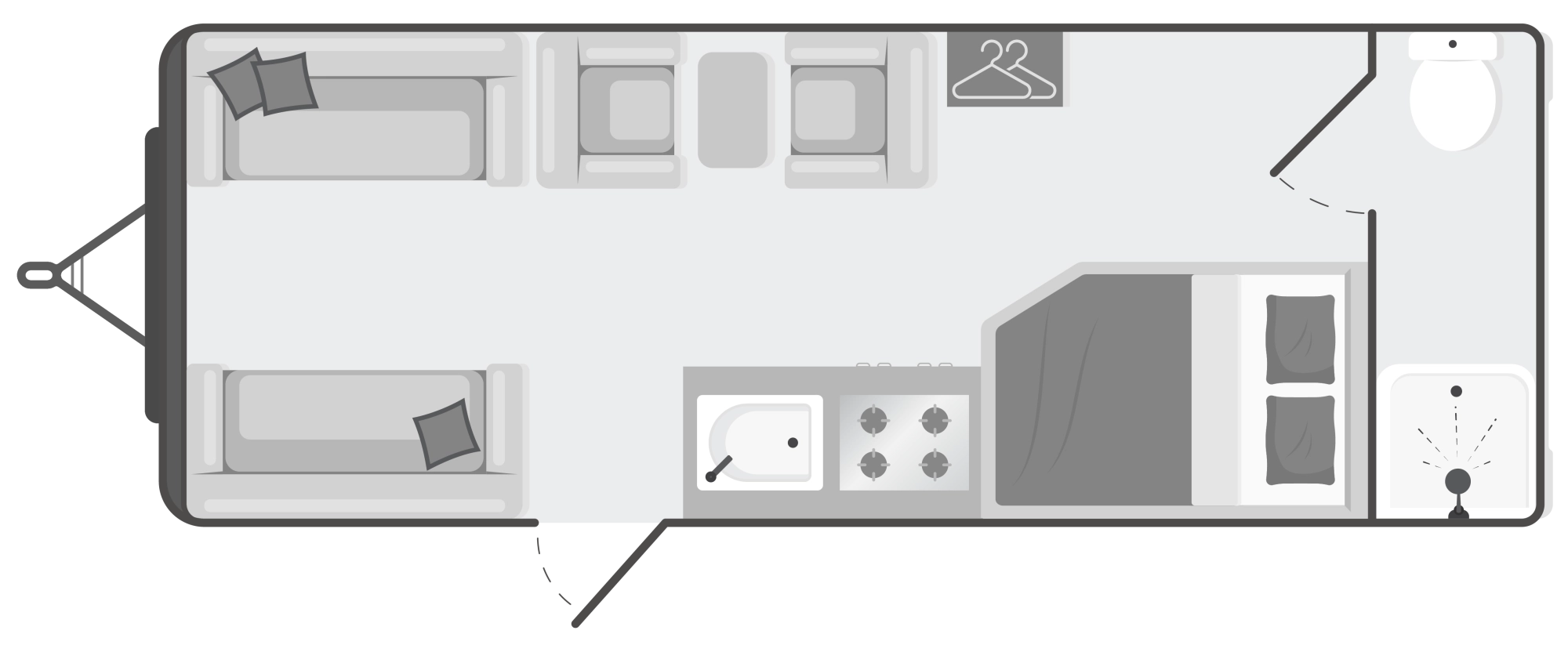 Caravan Floor Plan