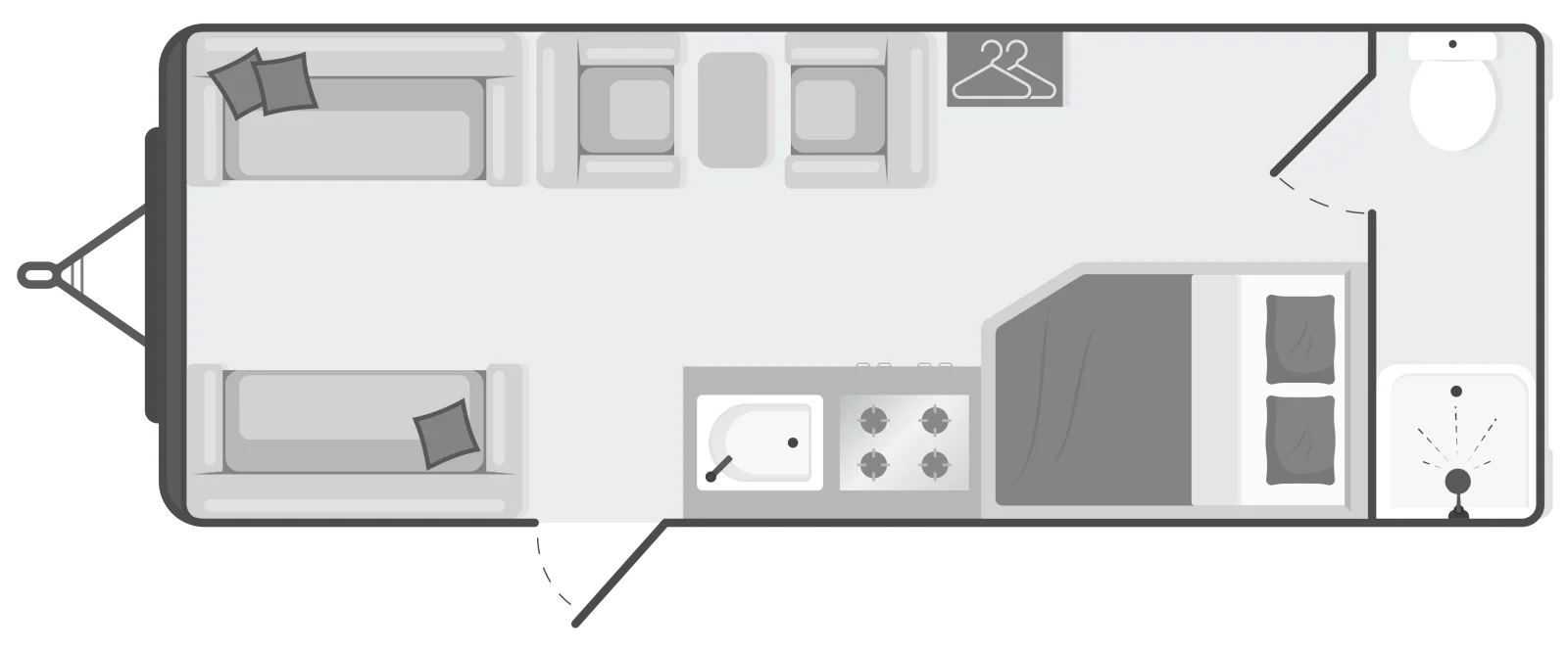 Caravan Floor Plan