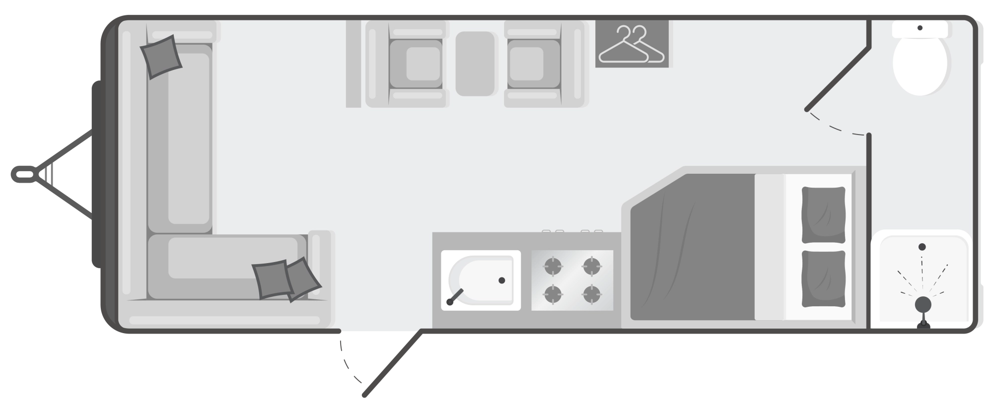 Caravan Floor Plan