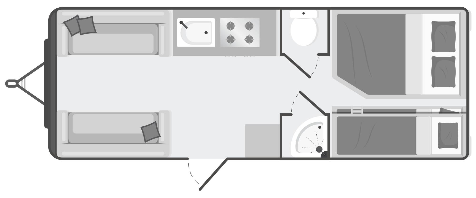 Caravan Floor Plan
