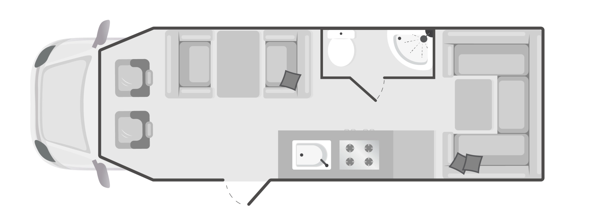 Caravan Floor Plan