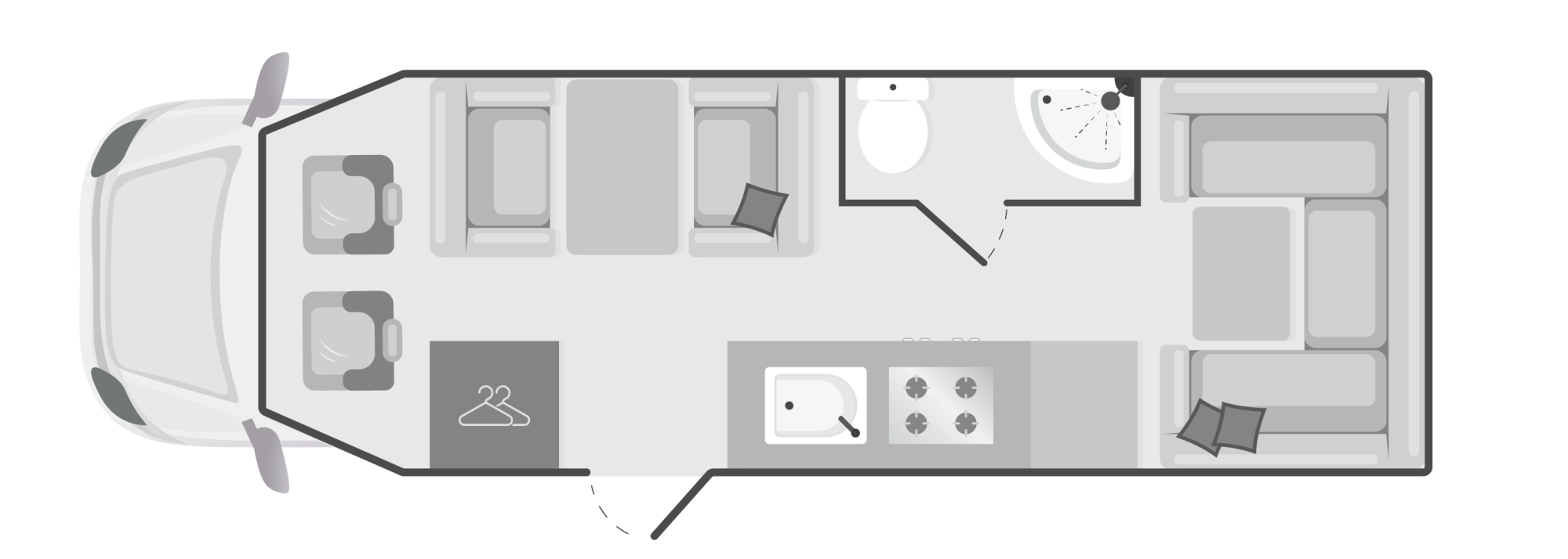 Caravan Floor Plan