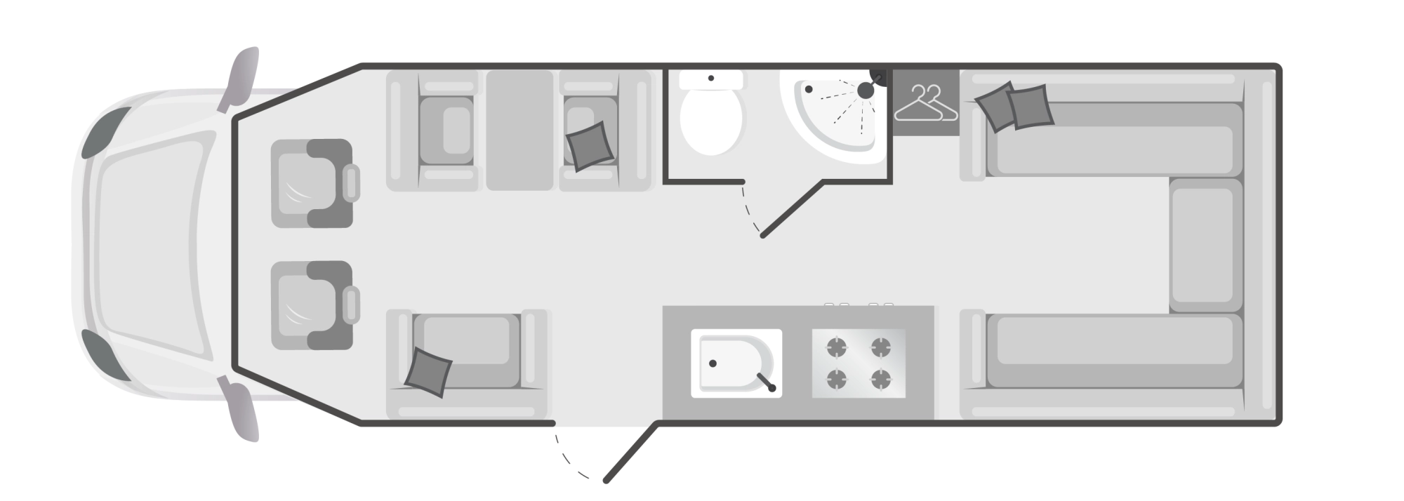 Caravan Floor Plan