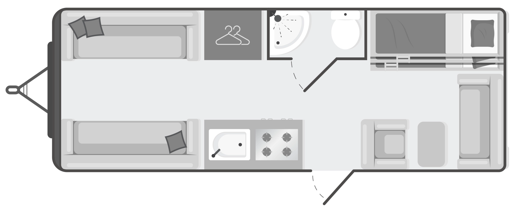 Caravan Floor Plan