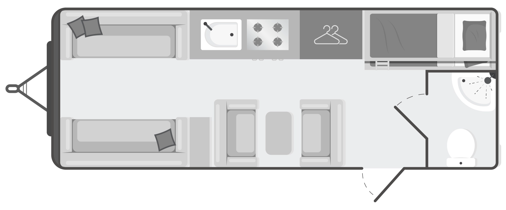 Caravan Floor Plan