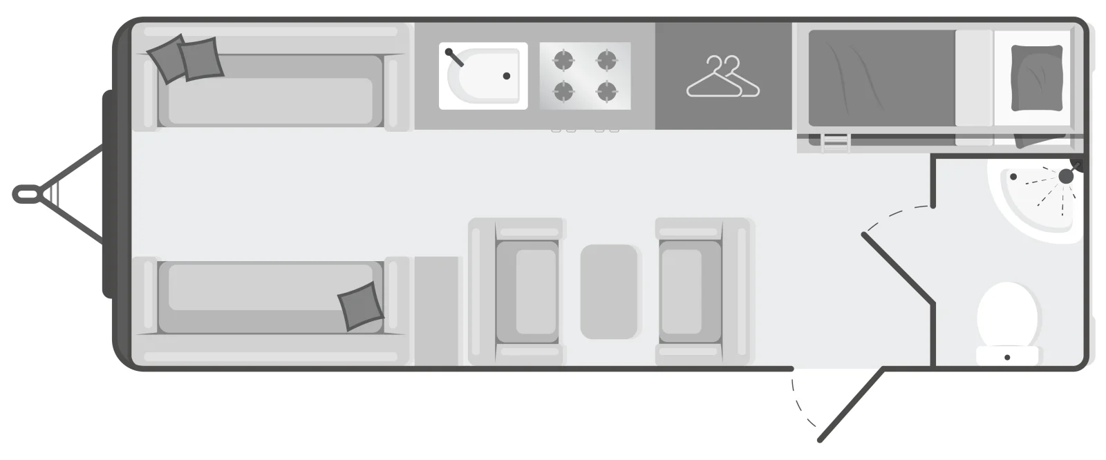 Caravan Floor Plan