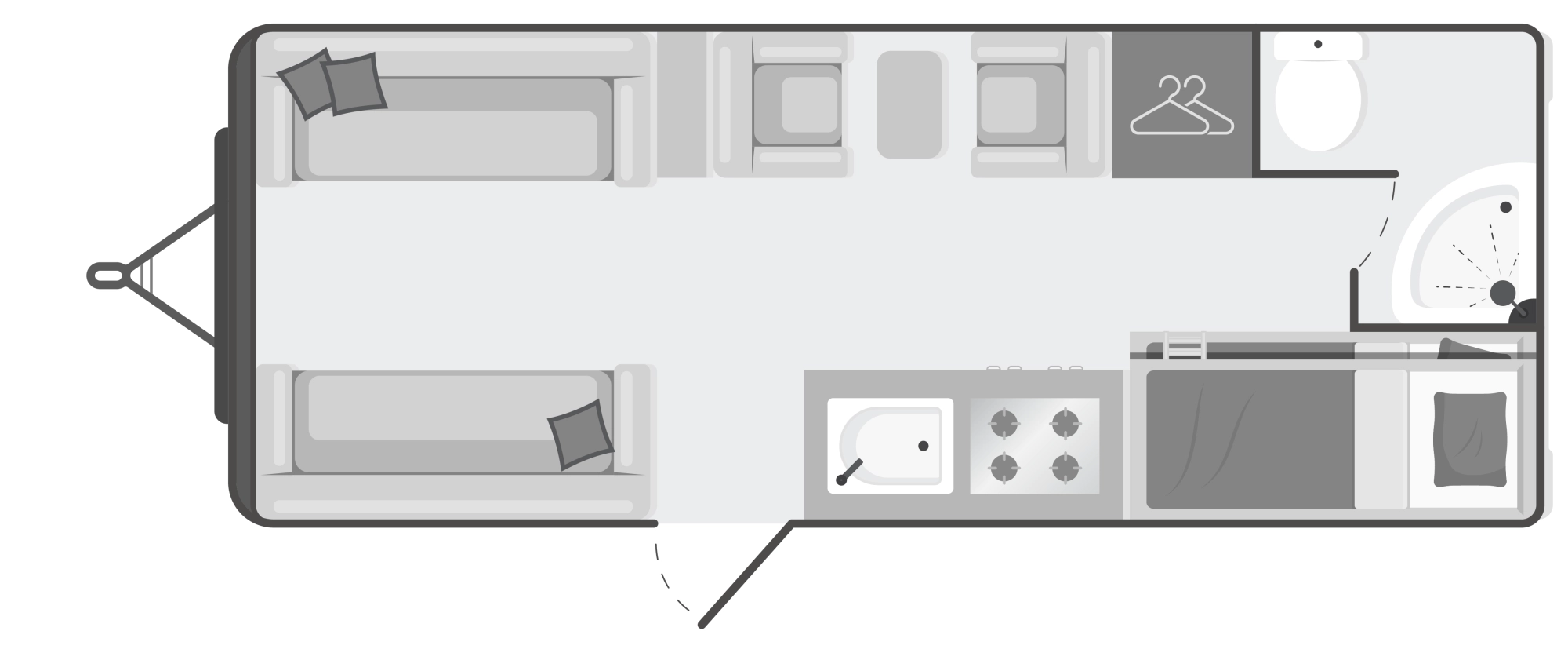 Caravan Floor Plan