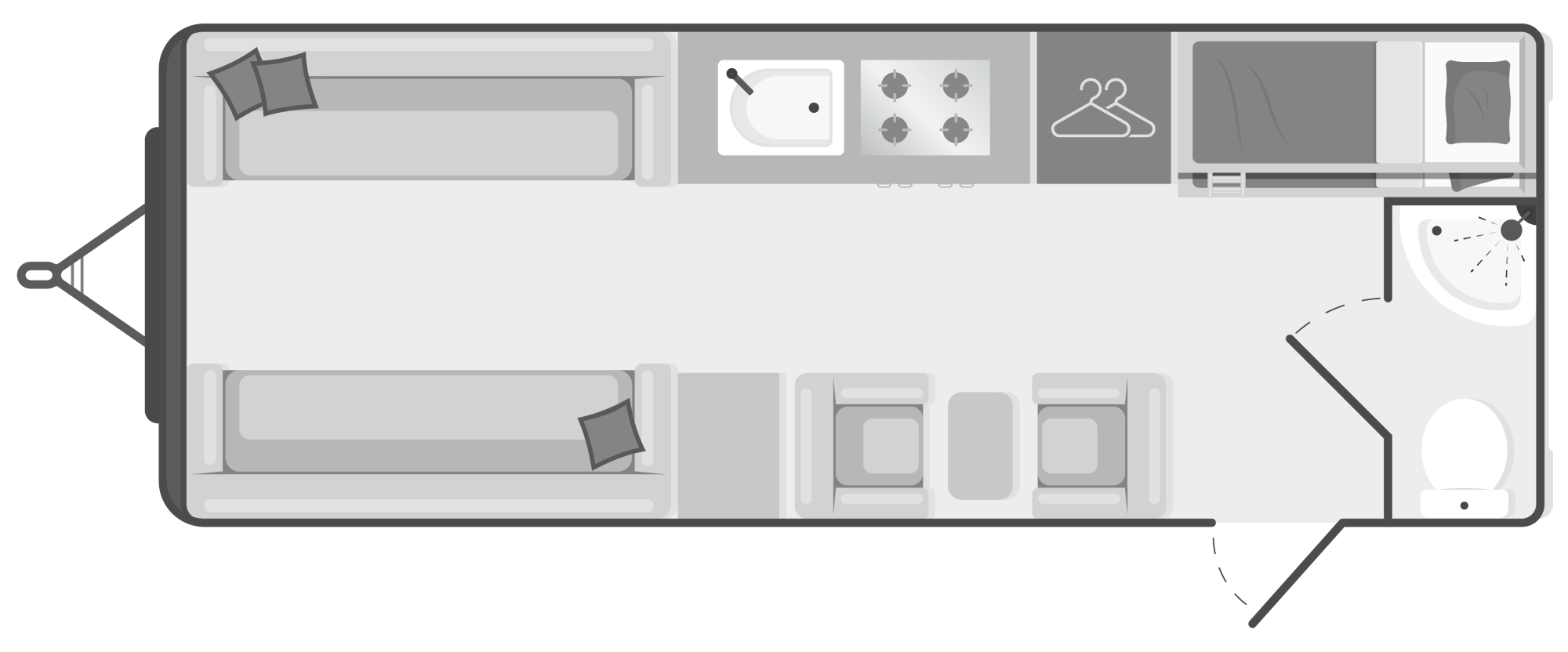 Caravan Floor Plan