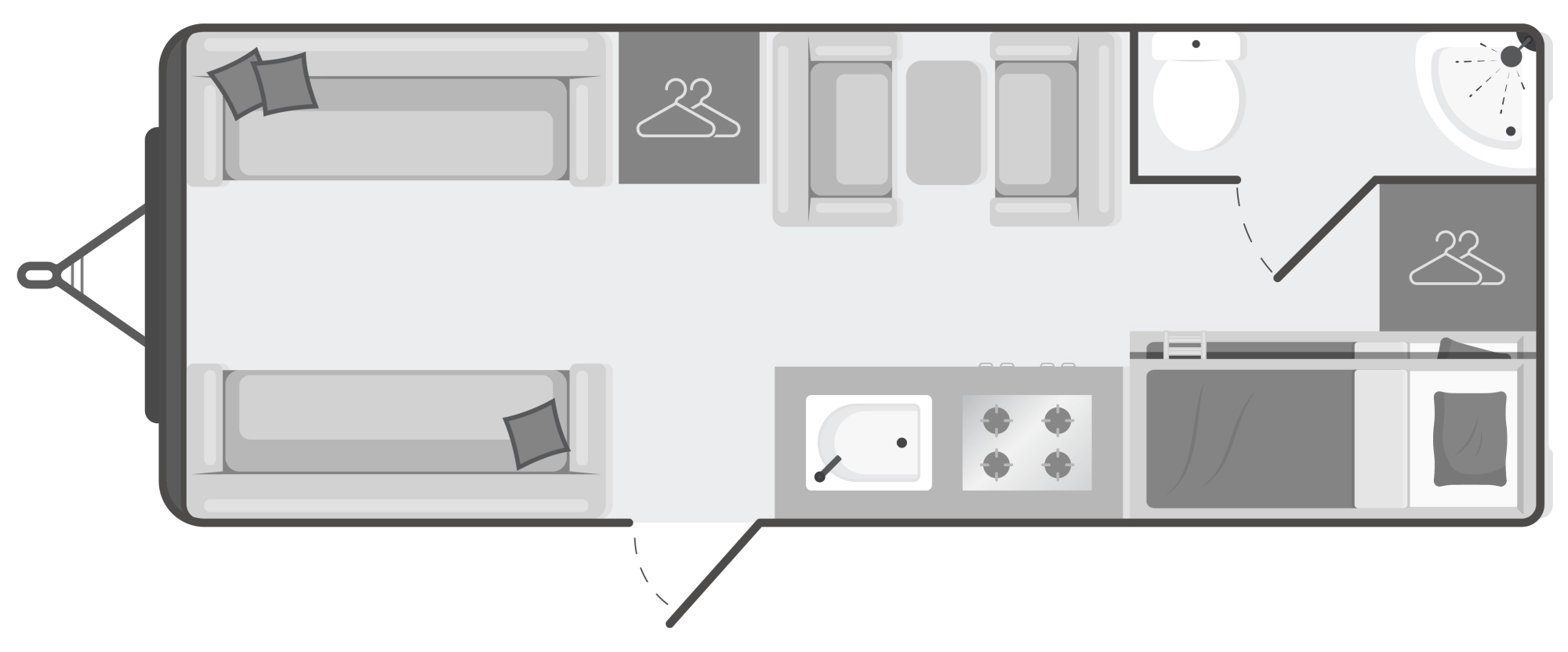 Caravan Floor Plan