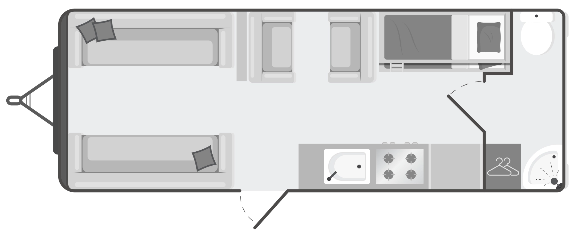 Caravan Floor Plan