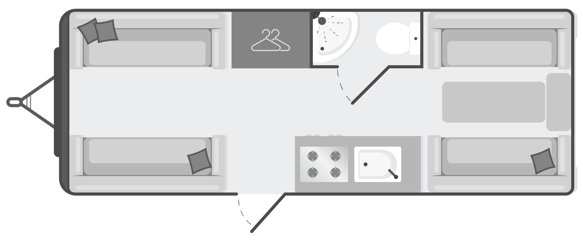 Caravan Floor Plan