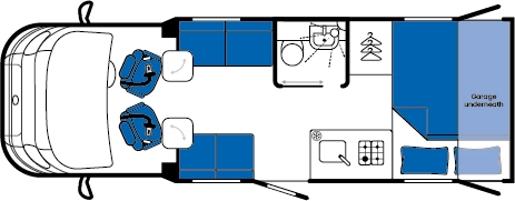 Caravan Floor Plan