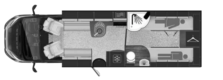 Caravan Floor Plan